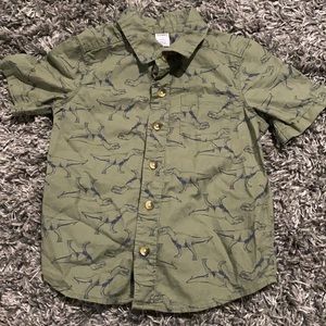 Dinosaur button up